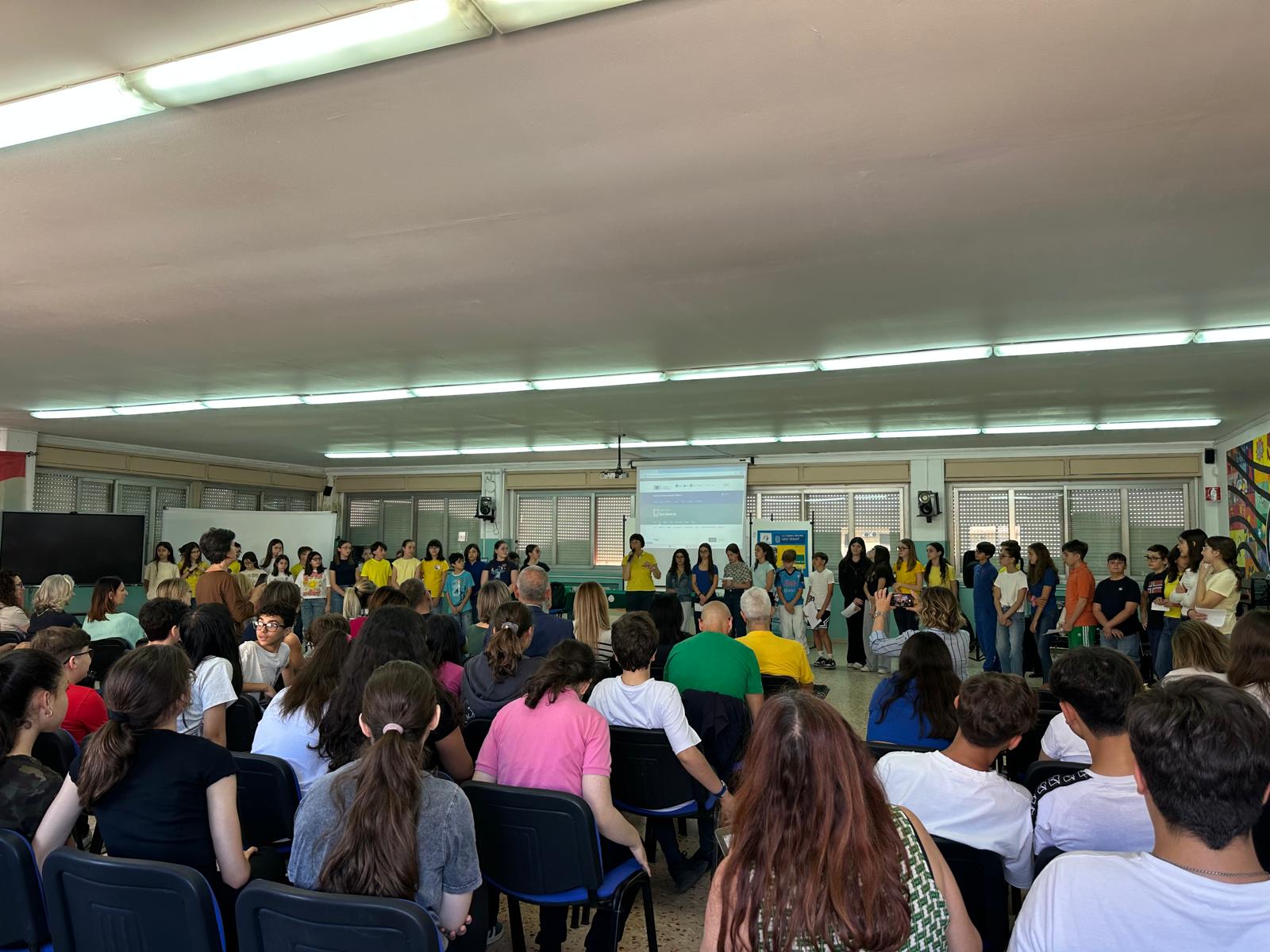 Etwinning project “Teens speak up!” meeting dissemination with students’parents